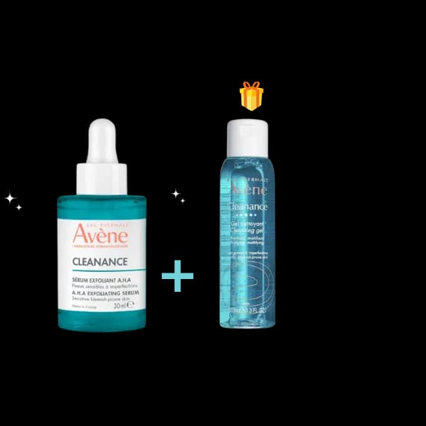 Avène Cleanance Sérum AHA 30 ml + Gel Nettoyant 100 ml Offert