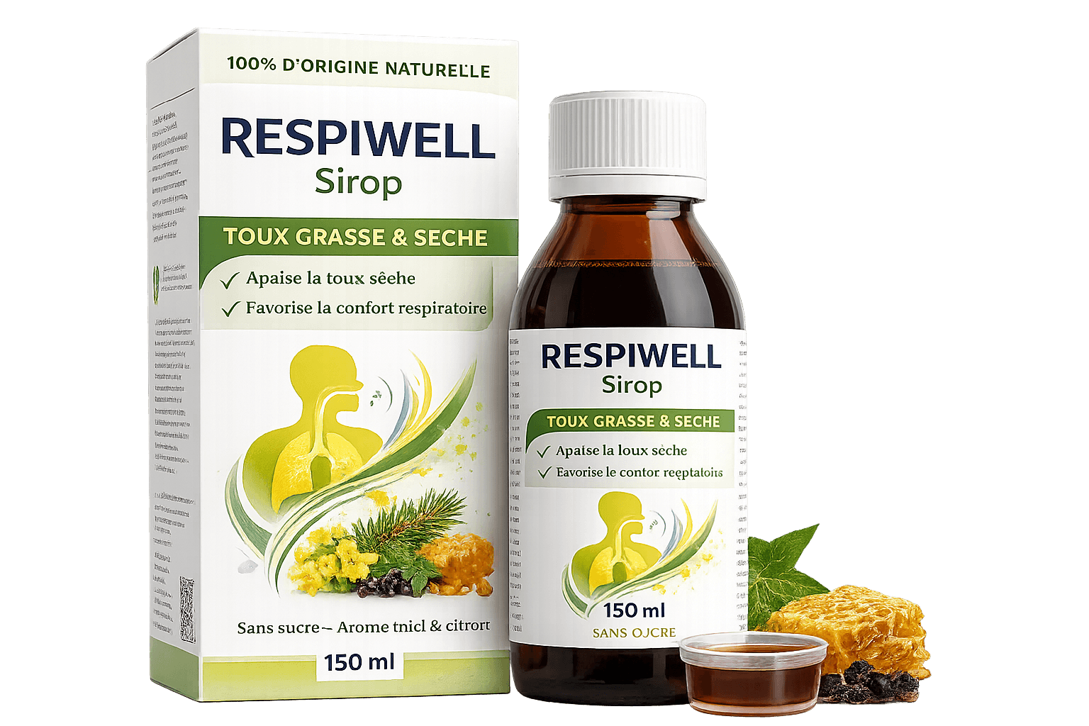RESPIWELL Sirop – Toux Grasse & Sèche