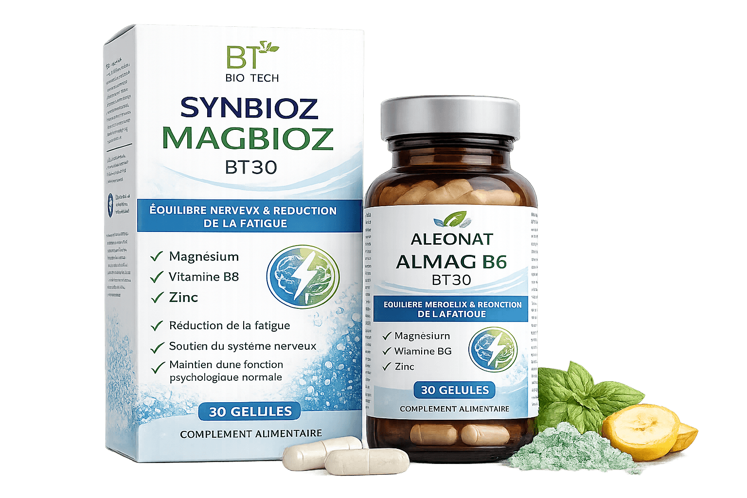 SYNBIOZ MAGBIOZ BT30 – Magnésium & Équilibre Nerveux