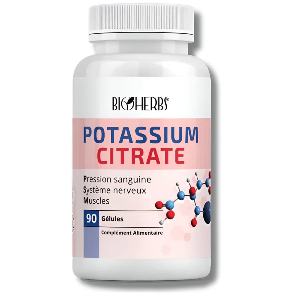 BIOHERBS – POTASSIUM CITRATE 90 GELULES