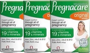 VITABIOTICS PREGNACARE ORIGINAL 90 COMPRIMES 2+1 GRATUIT