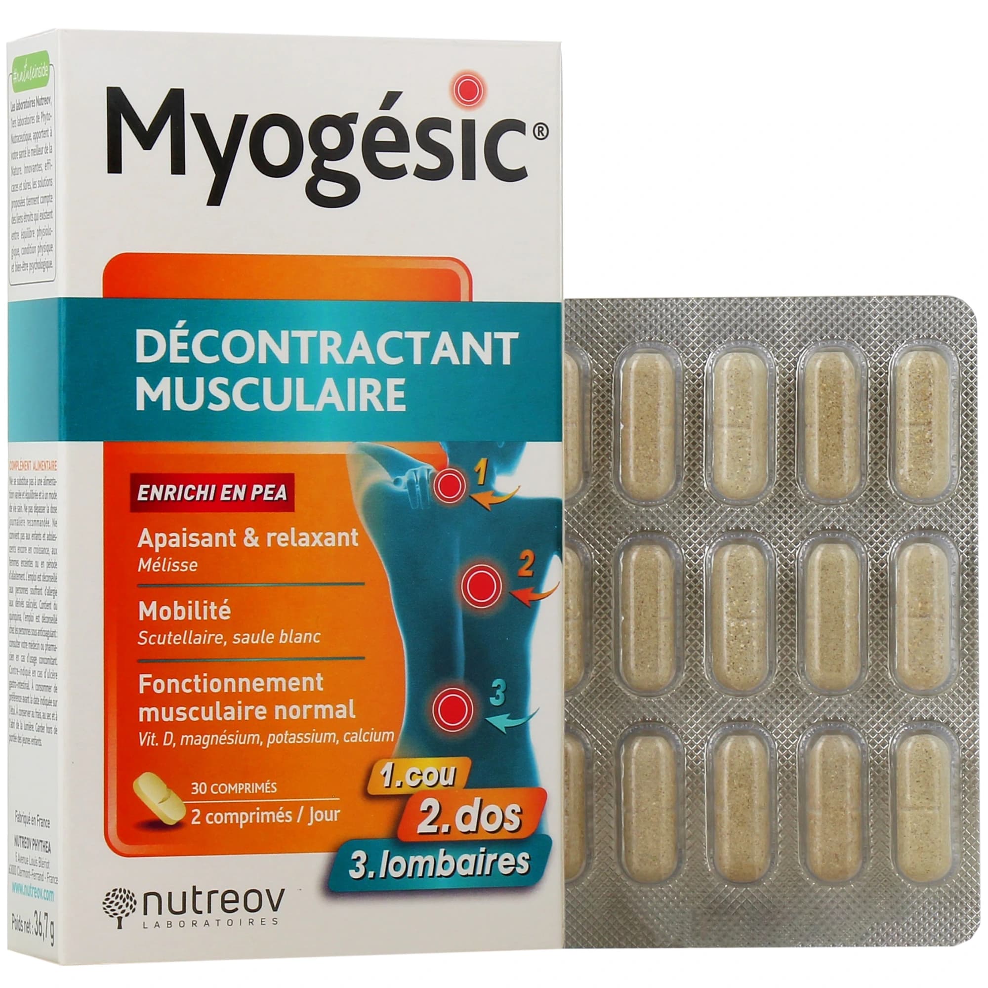 Nutreov Myogesic Décontractant Musculaire