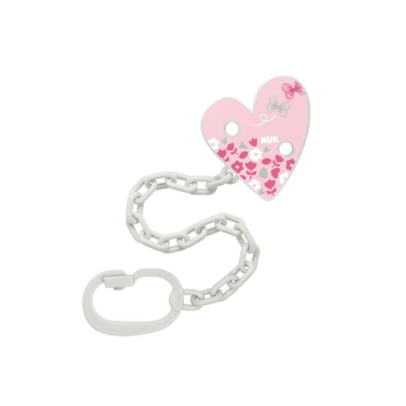 NUK ATTACHE SUCETTE – COEUR ROSE