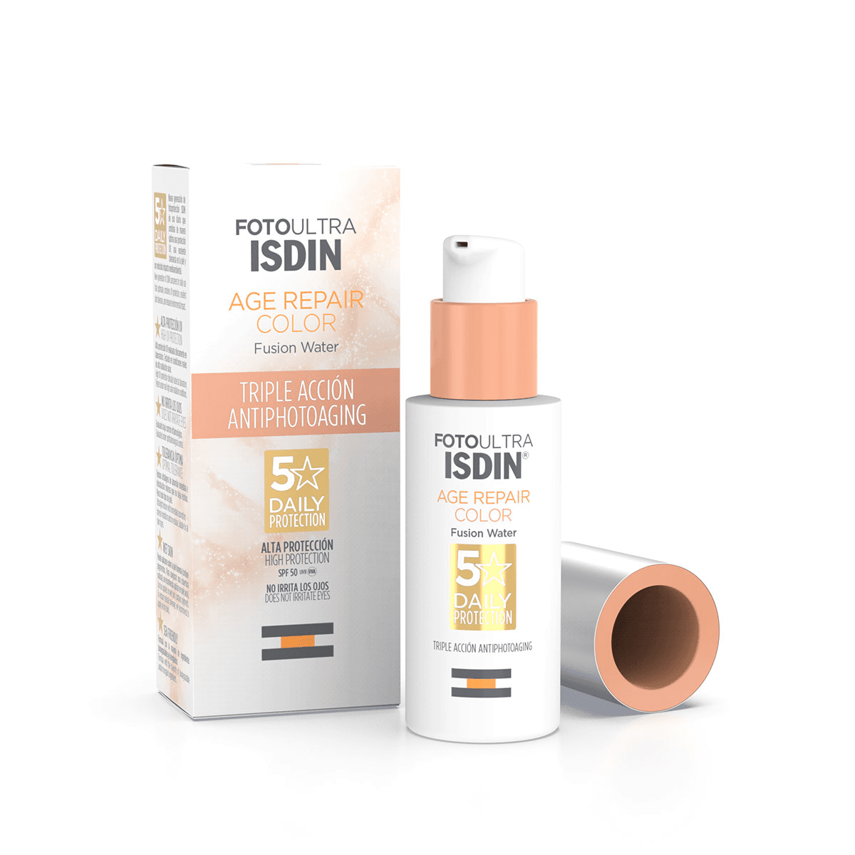 ISDIN AGE REPAIR FUSION WATER teinté SPF 50+ 50 ml