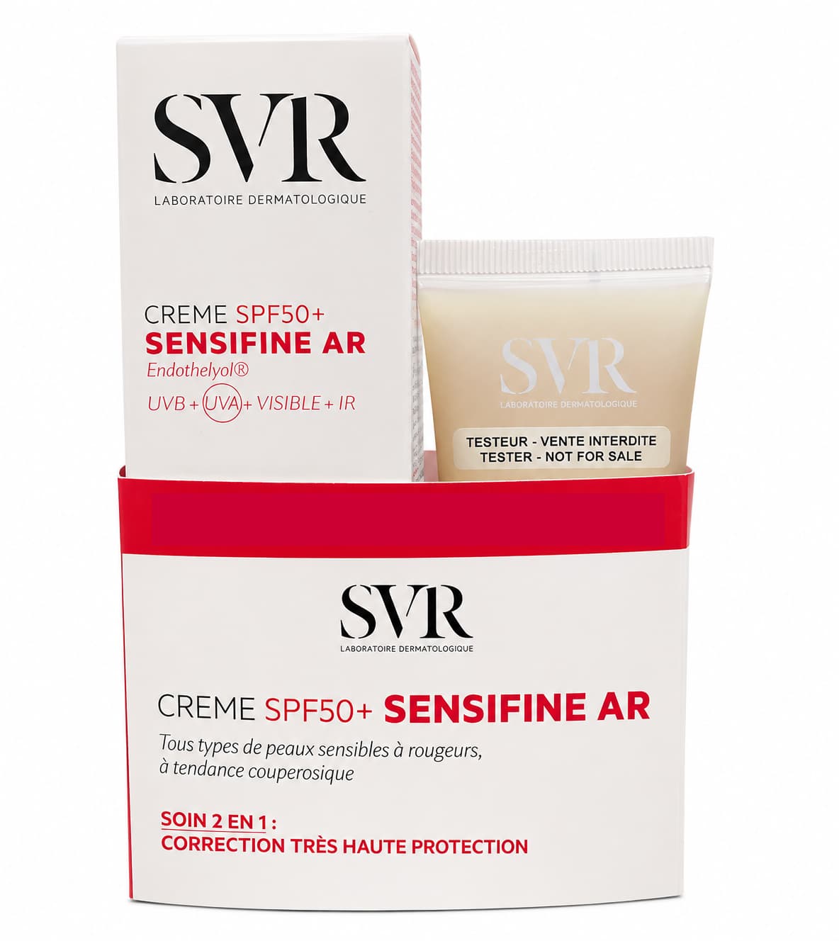 SVR Sensifine AR Crème spf50+ huile lavante topialyse offert