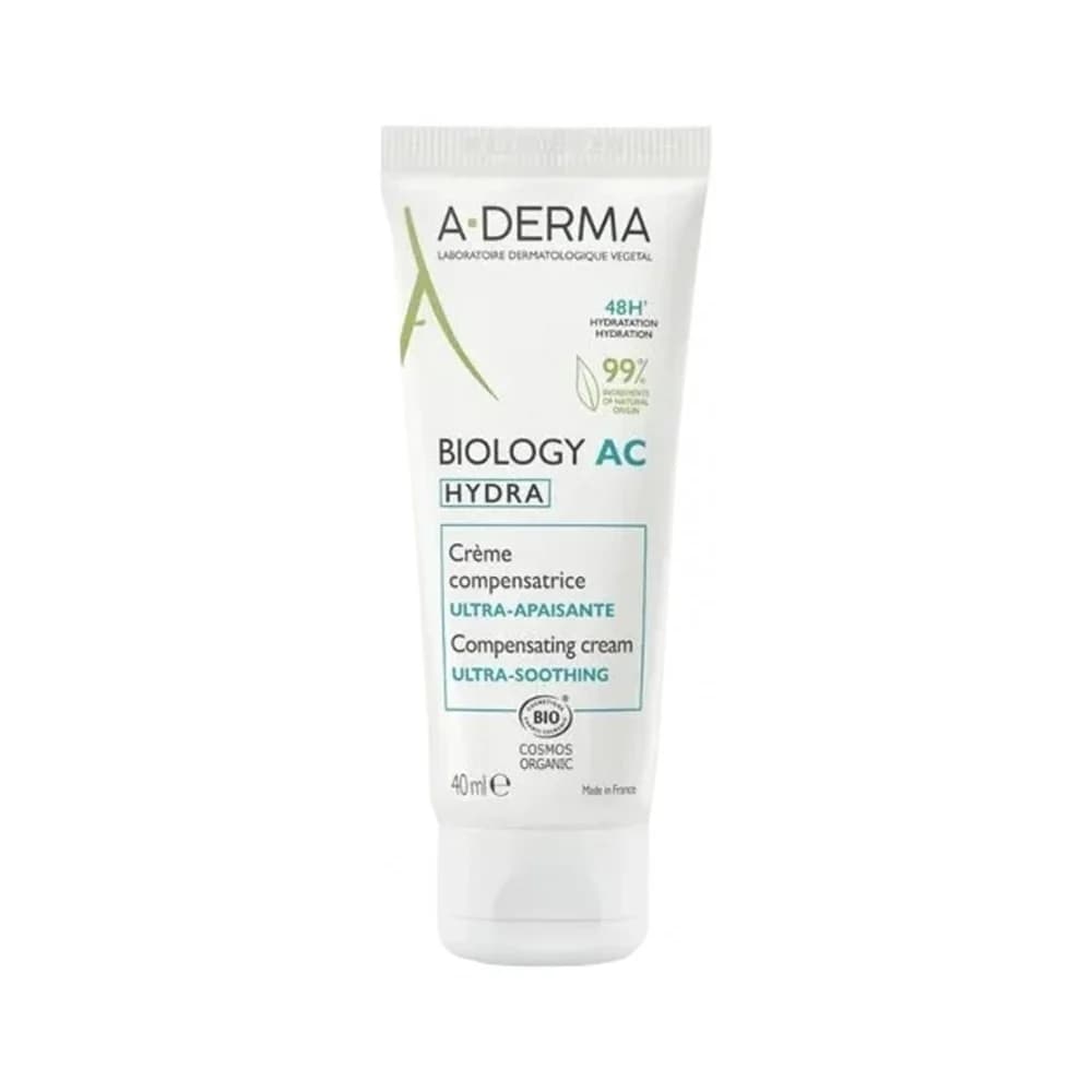 A-DERMA Biology AC Hydra Crème Compensatrice Ultra-Apaisante Bio 40 ml