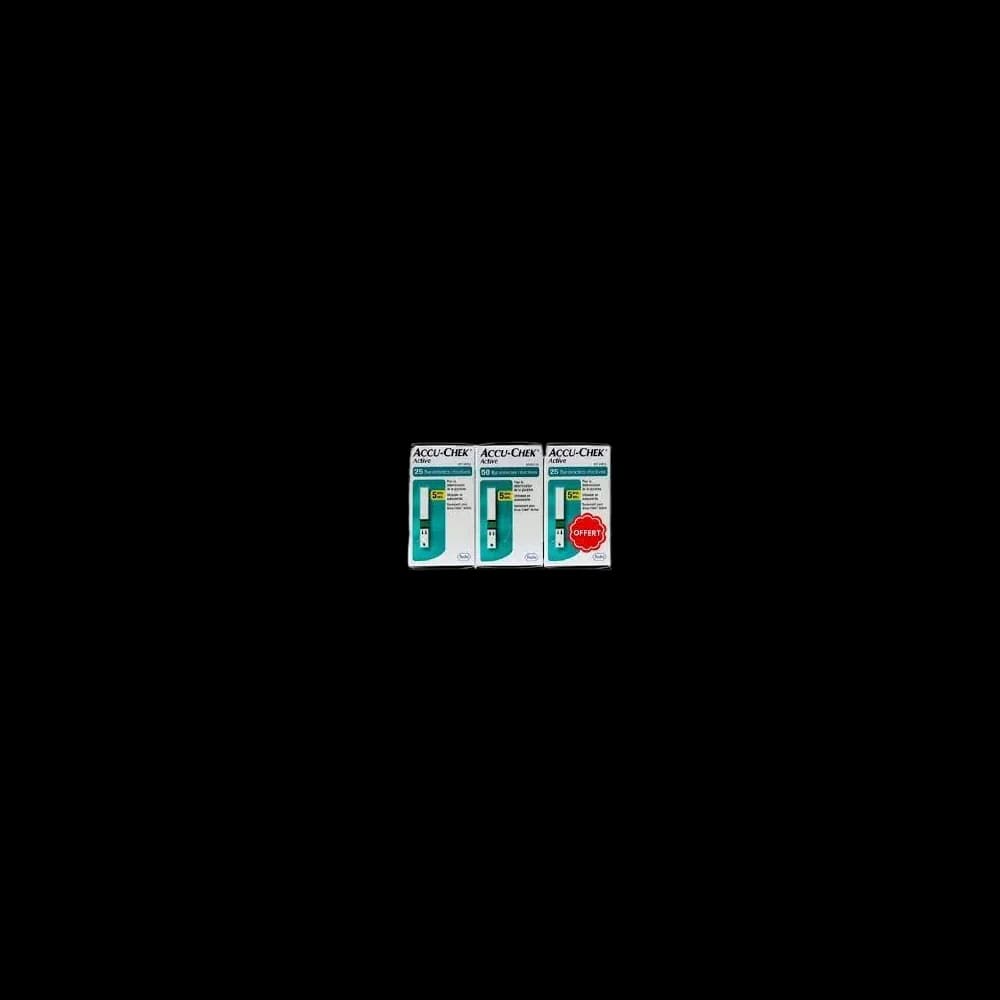 accu chek active bandelettes boite/100