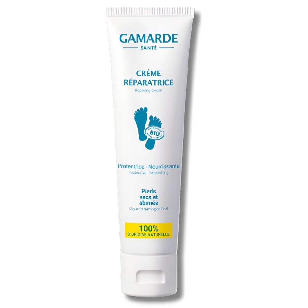 GAMARDE – CRÈME RÉPARATRICE PIEDS SECS ET ABÎMÉS BIO 100g
