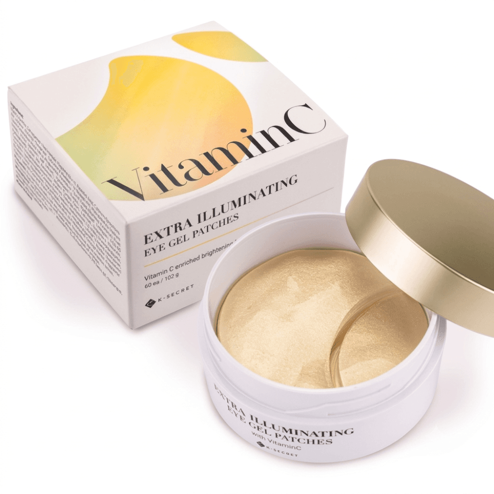 K-BEAUTY – PATCHS DE GEL EXTRA-ILLUMINANTS POUR LES YEUX VITAMINE C 60 PIECES