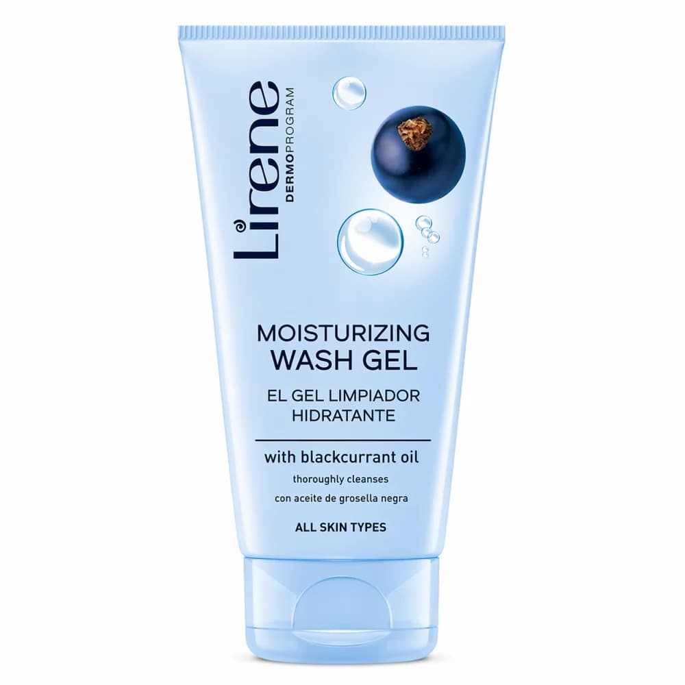 LIRENE Gel Nettoyant À L’huile De Cassis 150ml Peau Sèche