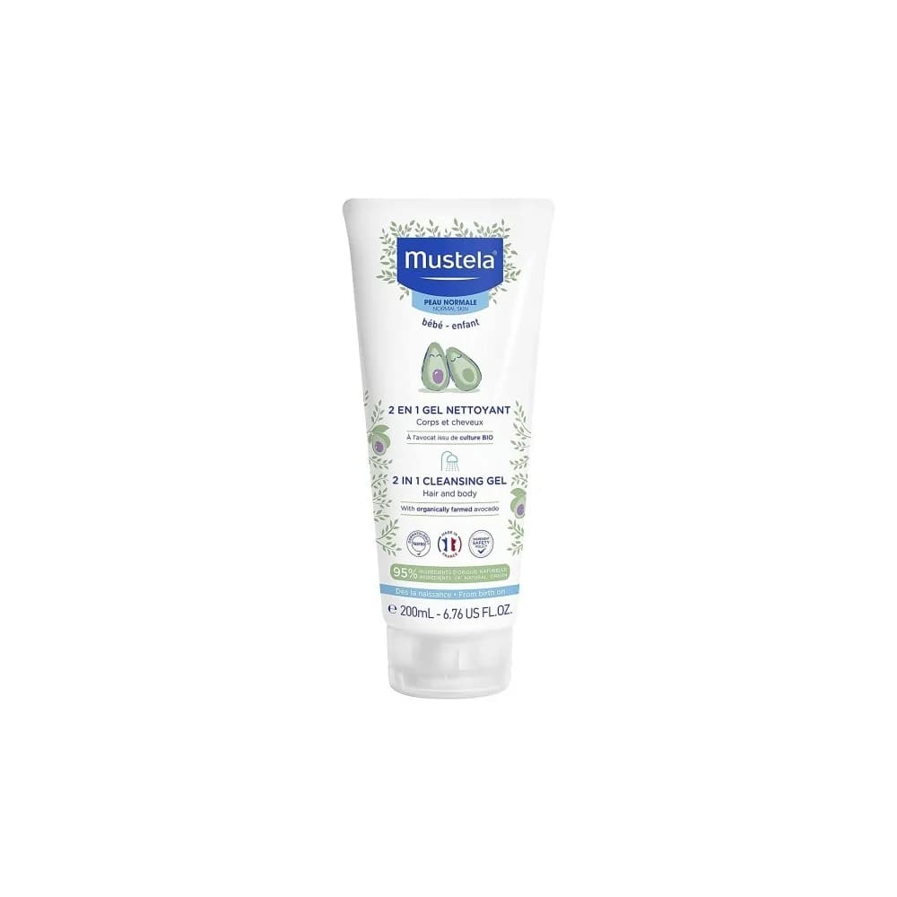 Mustela Gel nettoyant 2 en 1 200ML