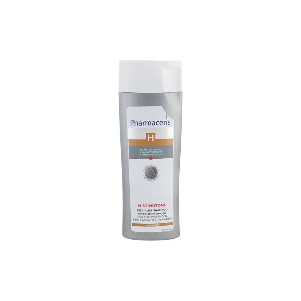PHARMACERIS H SHAMPOOING H-STIMUTONE ANTI-CHEVEUX GRIS Et ACCÉLÉRATEUR DE POUSSE