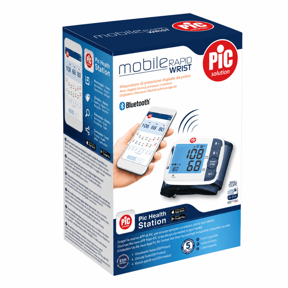 PIC SOLUTION MOBILERAPID WRIST – TENSIOMÈTRE AUTOMATIQUE AU POIGNET