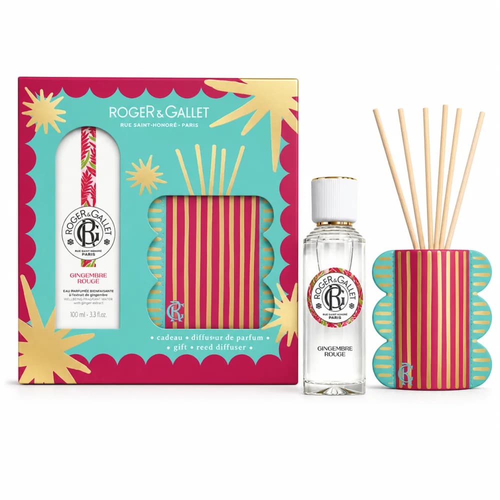 ROGER & GALLET – GINGEMBRE ROUGE EAU PARFUMÉE 100ML + DIFFUSEUR DE PARFUM OFFERT