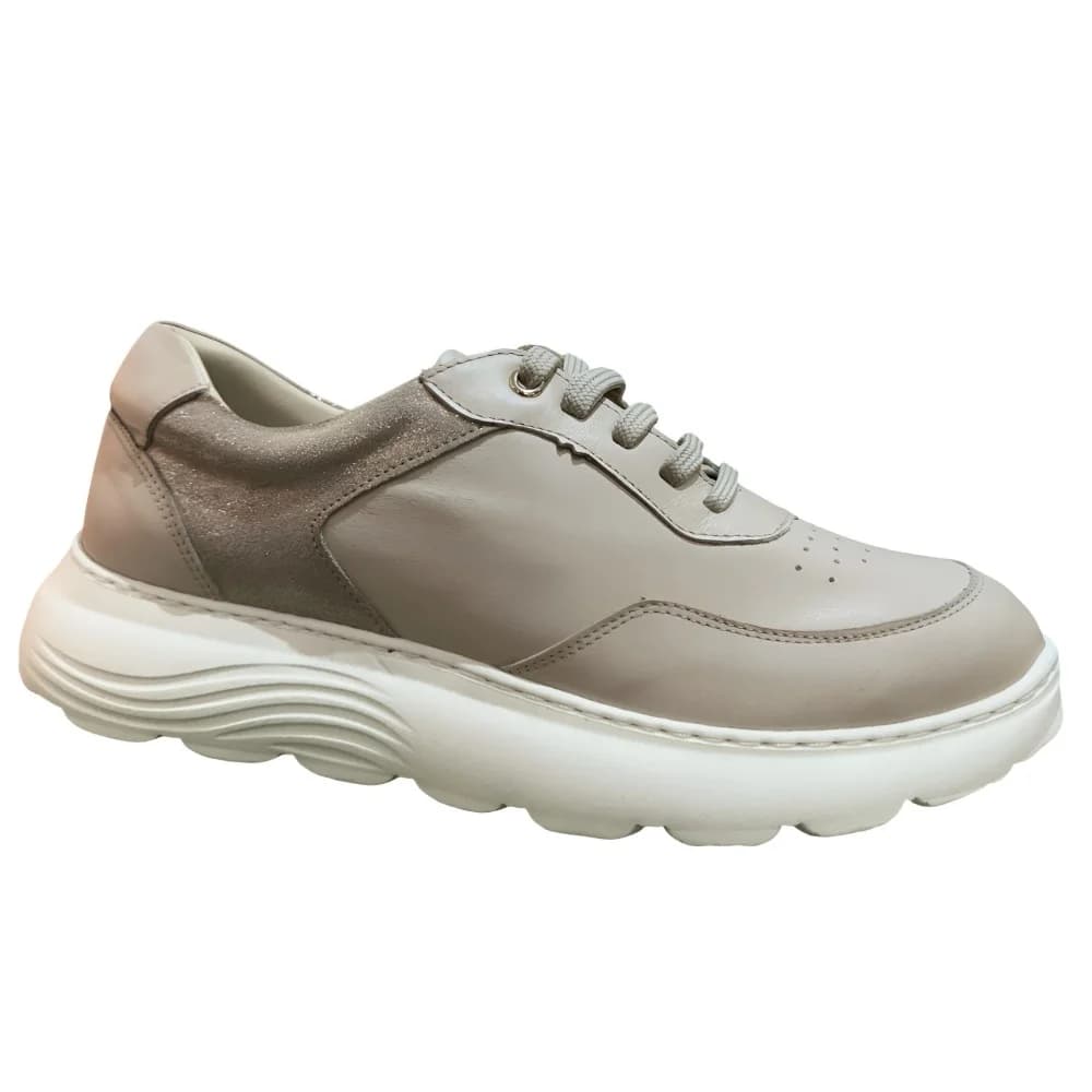 STI LIGHT – CHAUSSURES ORTHOPEDIQUES BEIGE DETAILS PAILLETES FEMME