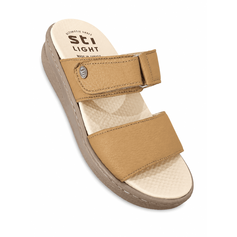 STI LIGHT – CLAQUETTES ORTHOPEDIQUES CARAMELS POUR HOMME