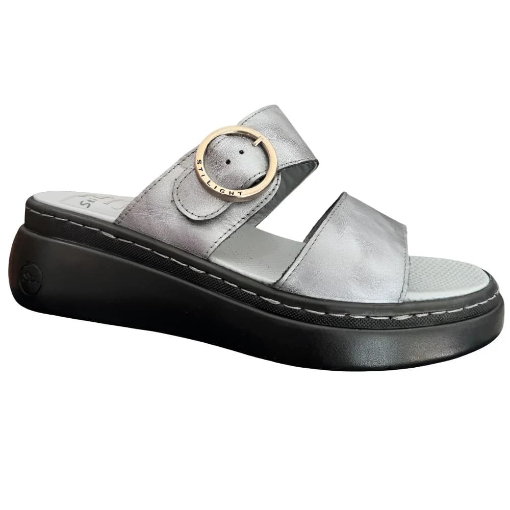 STI LIGHT – CLAQUETTES ORTHOPEDIQUES GRIS FEMME