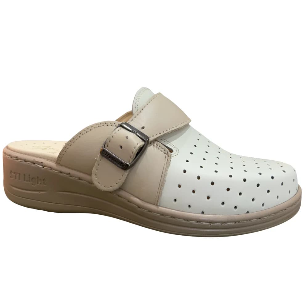 STI LIGHT – SABOTS ORTHOPEDIQUES BEIGE PERFORÉS FEMME