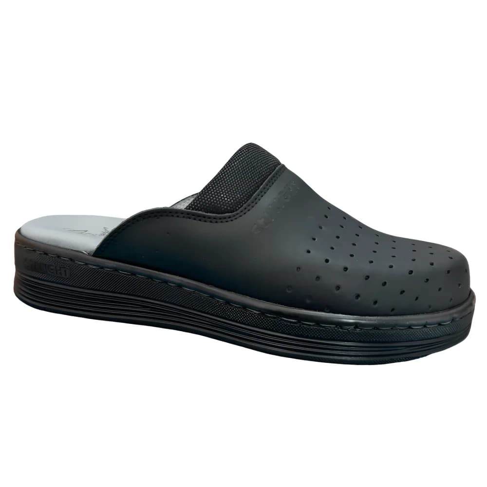 STI LIGHT – SABOTS ORTHOPEDIQUES NOIRS PERFORÉS FEMME
