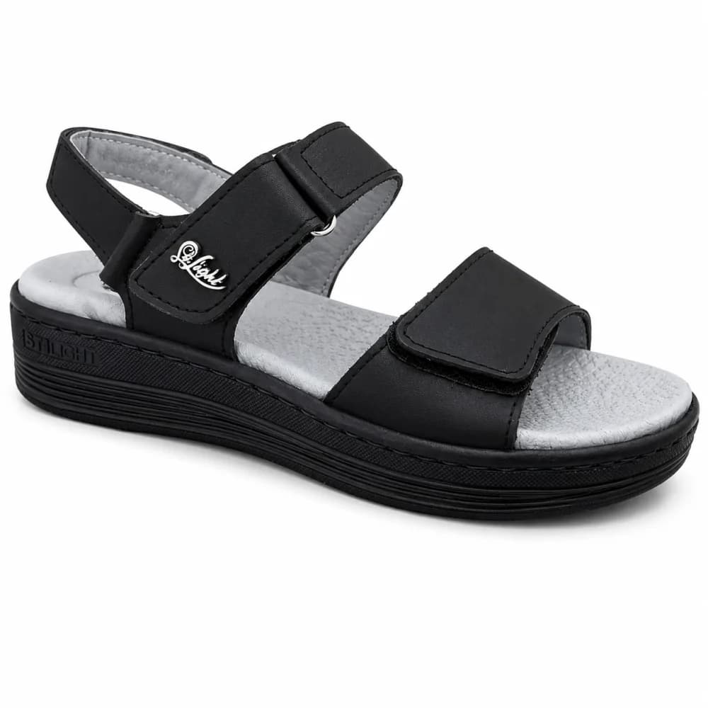 STI LIGHT – SANDALES ORTHOPEDIQUES NOIRS FEMME
