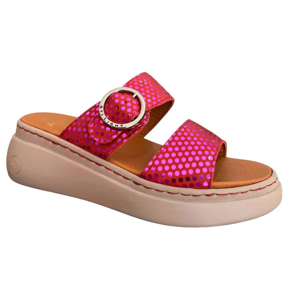STILIGHT – CLAQUETTES ORTHOPÉDIQUES COULEUR ROSE CHANGEANTE FEMMES