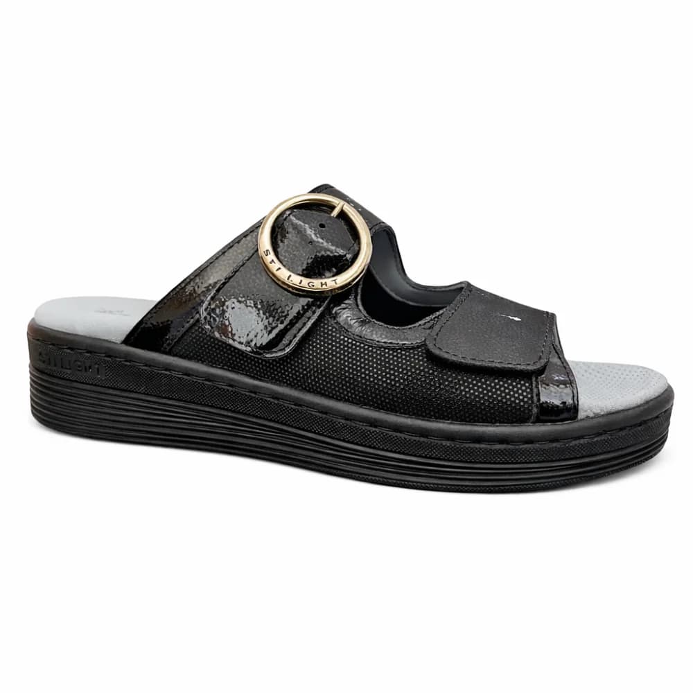 STILIGHT – CLAQUETTES ORTHOPEDIQUES FEMME NOIR