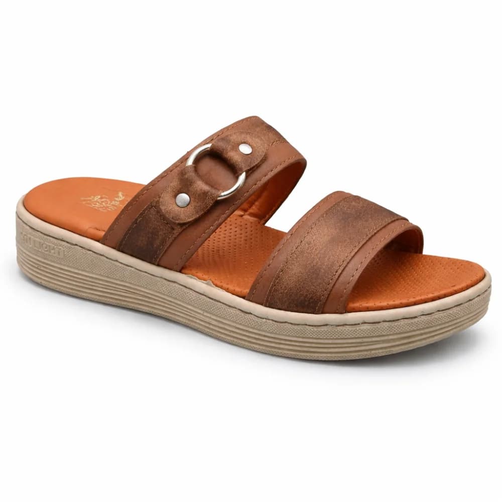 STILIGHT – CLAQUETTES ORTHOPEDIQUES CARAMEL BRONZE FEMME