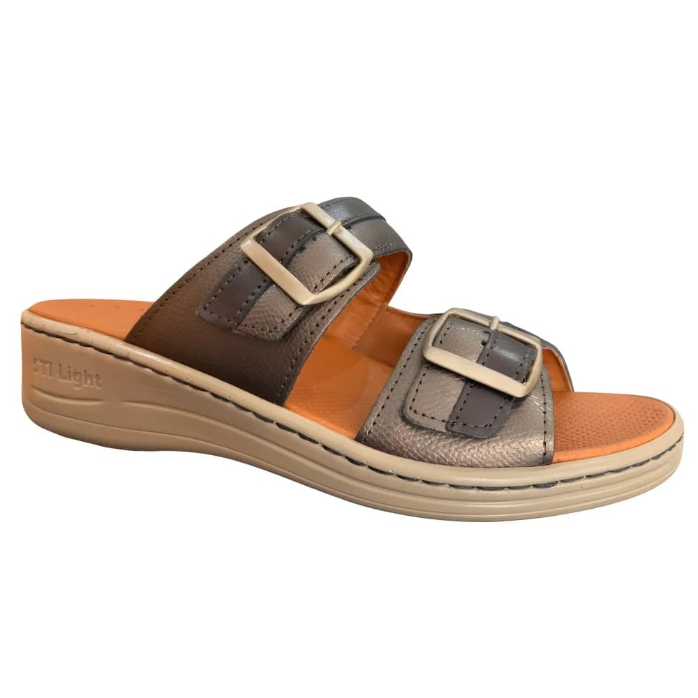 STILIGHT – CLAQUETTES ORTHOPEDIQUES MARRONS FEMMES