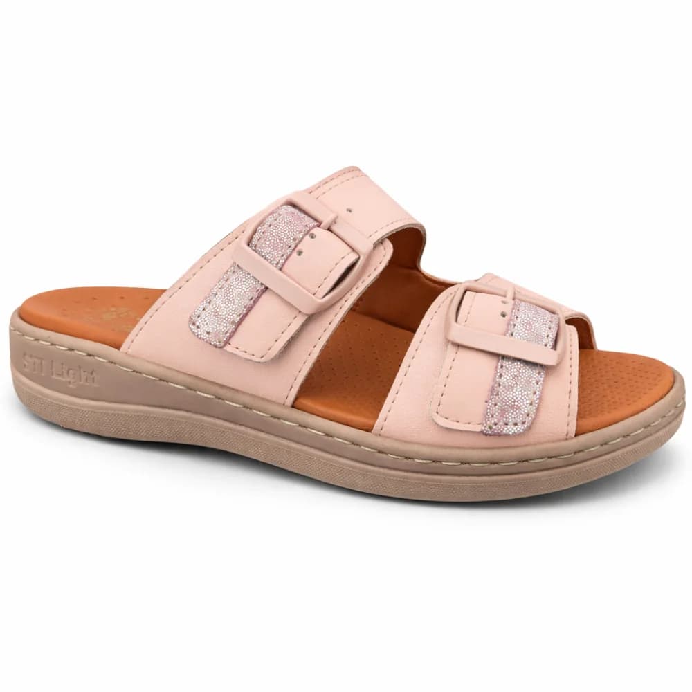 STILIGHT – CLAQUETTES ORTHOPEDIQUES SAUMON BRILLANT C