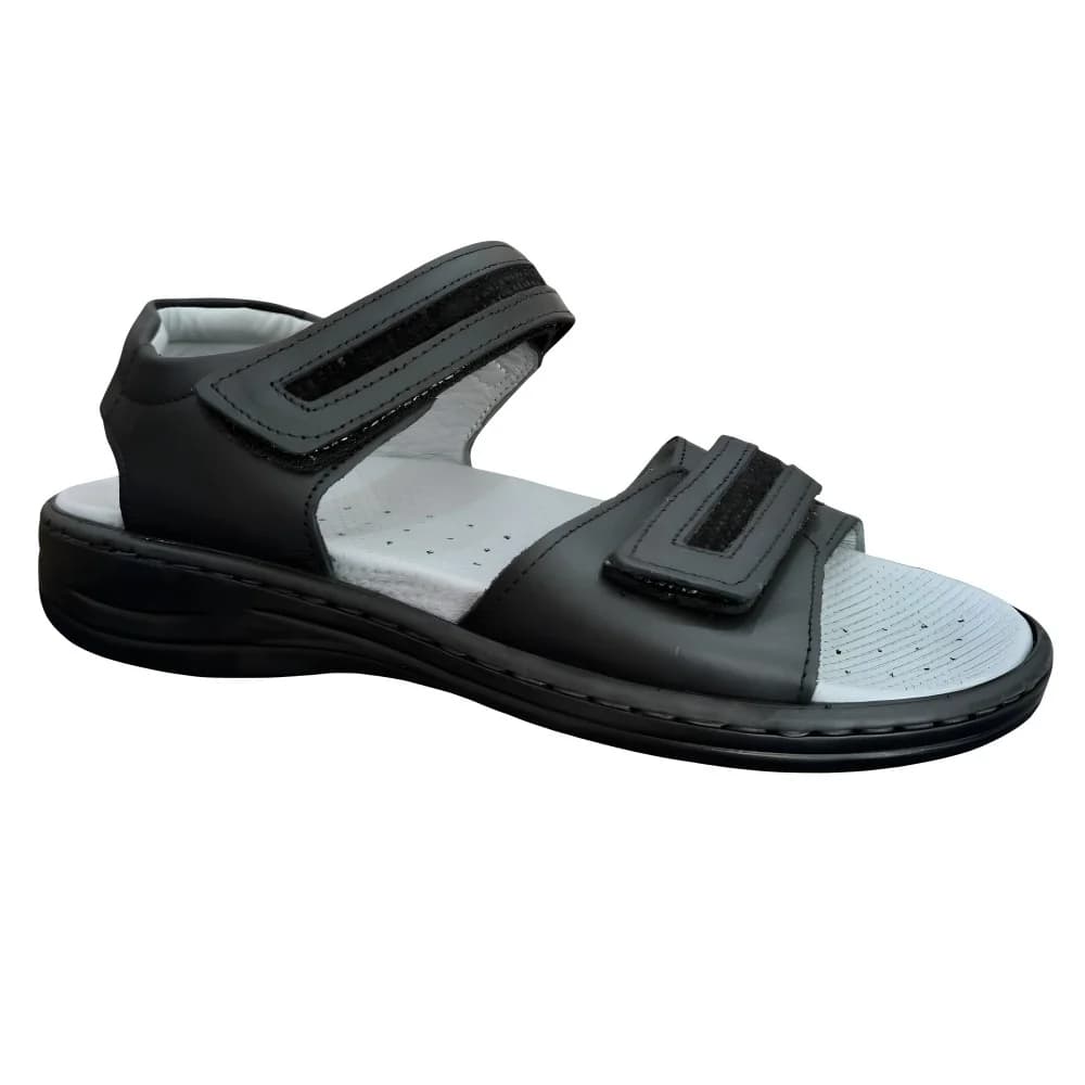 STILIGHT – SANDALES ORTHOPÉDIQUES NOIRES HOMMES
