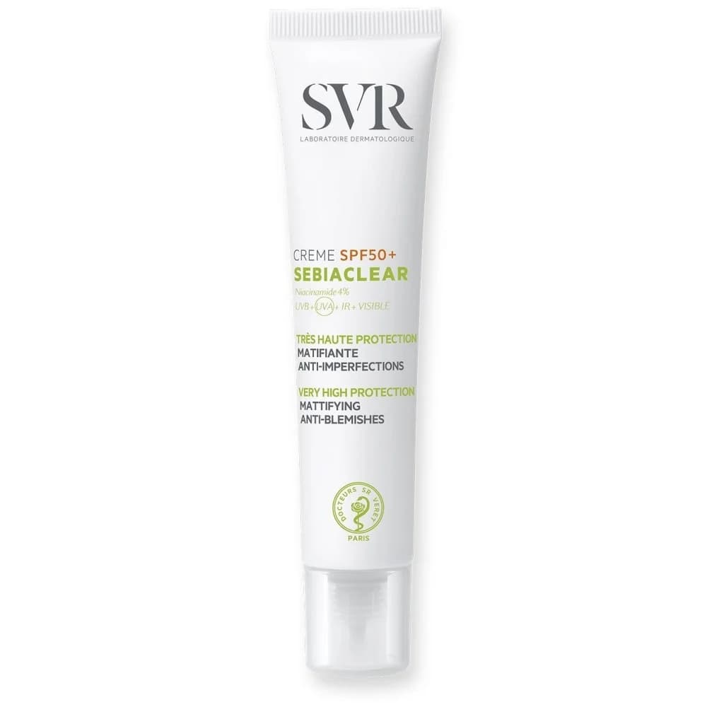 SVR SEBIACLEAR ECRAN CREME SPF50 MATIFIANTE ANTI-IMPERFECTIONS