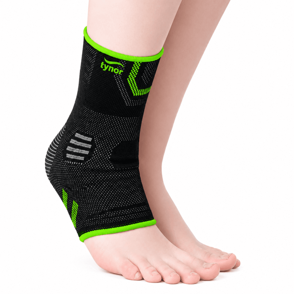 TYNOR SPORT – CHEVILLERE SUPPORT AIRPRO VERT ST201 (PAIR)