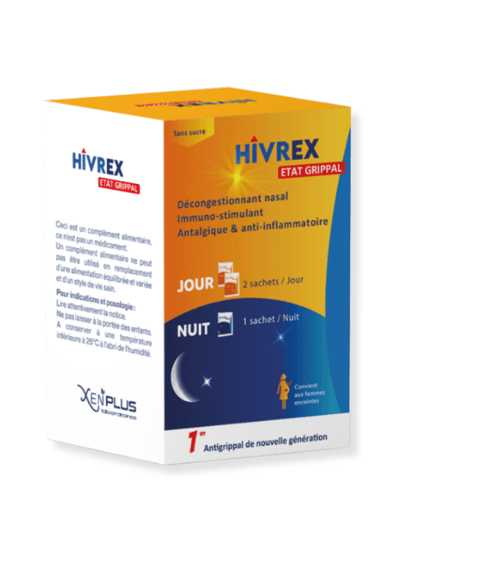 XEN HIVREX ETAT GRIPPAL ADULTES