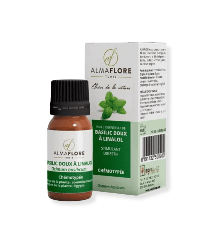 ALMAFLORE Huile Essentielle de Basilic Doux a Linalol