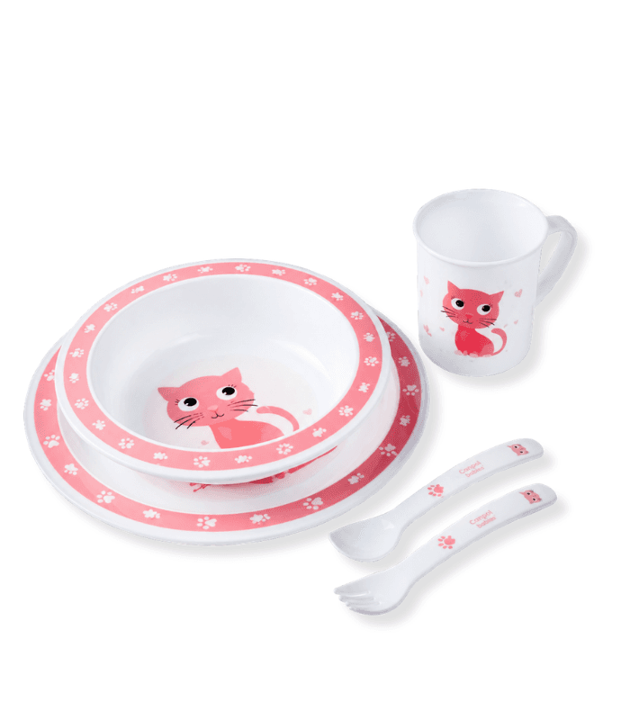 CANPOL SET 5 PCS HAPPY ANIMALS CHAT ROSE