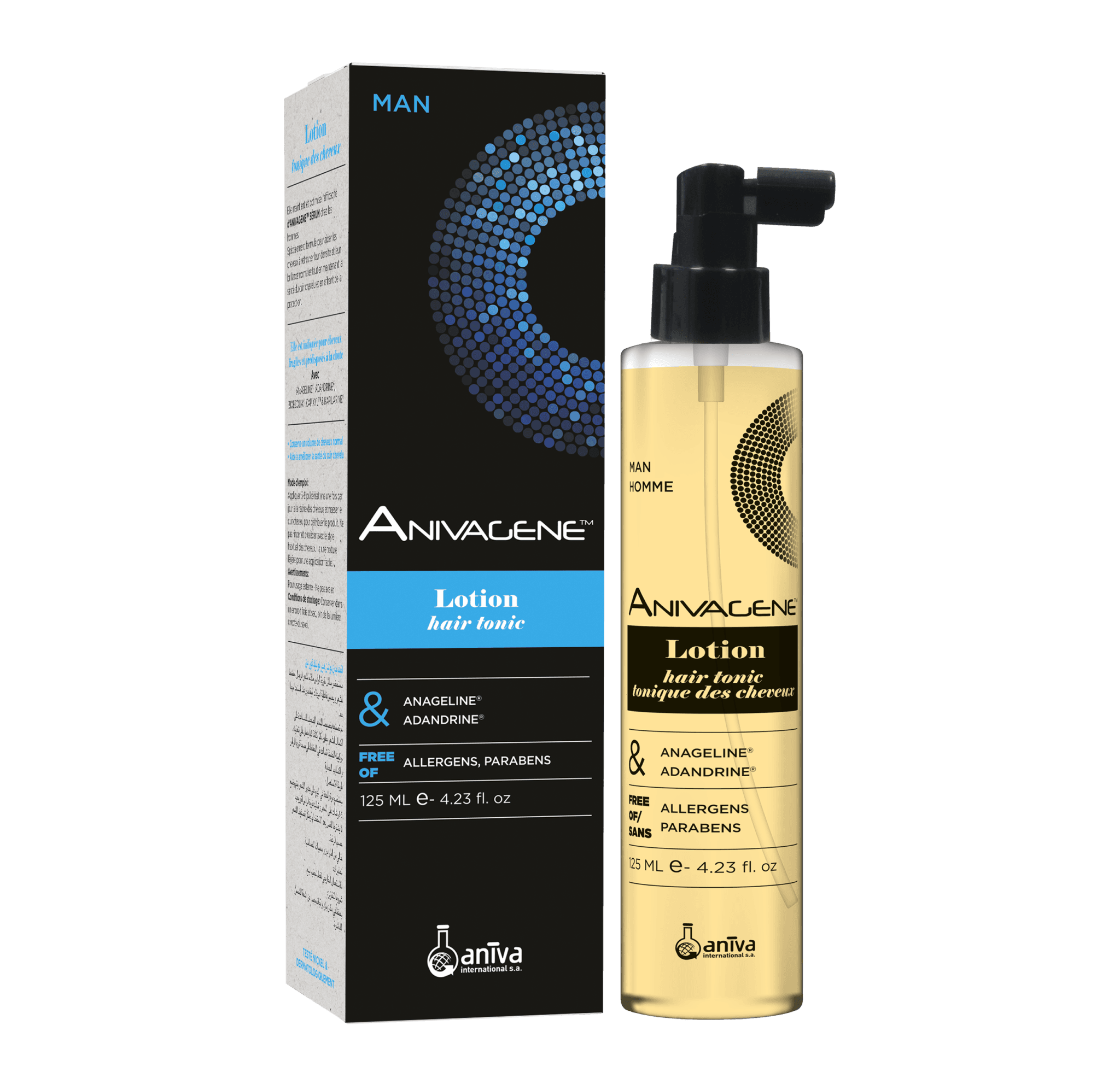 ANIVAGENE LOTION TONIQUE MAN 125ML