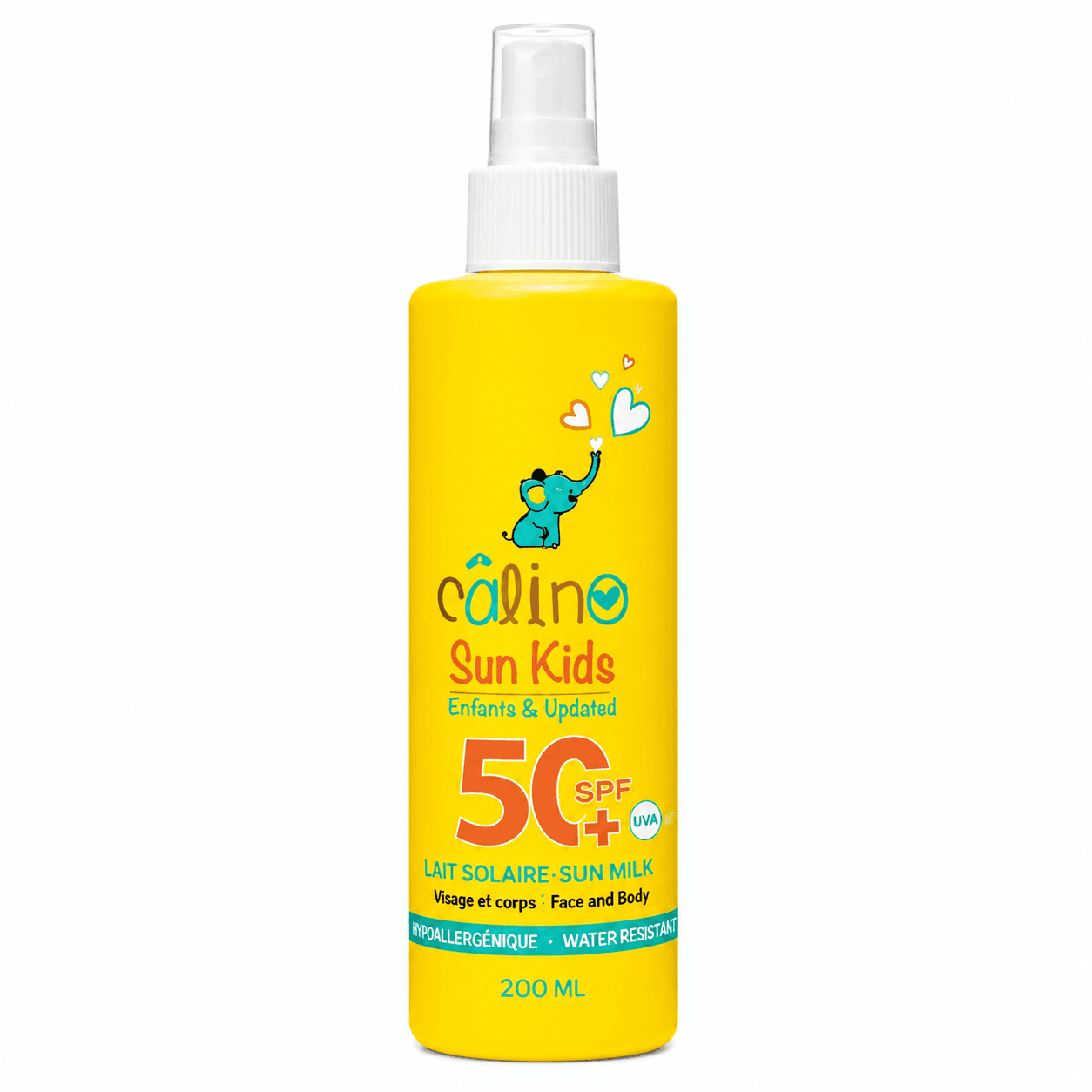 CALINO LAIT SOLAIRE KIDS SPF50+ VISAGE ET CORPS 200ML