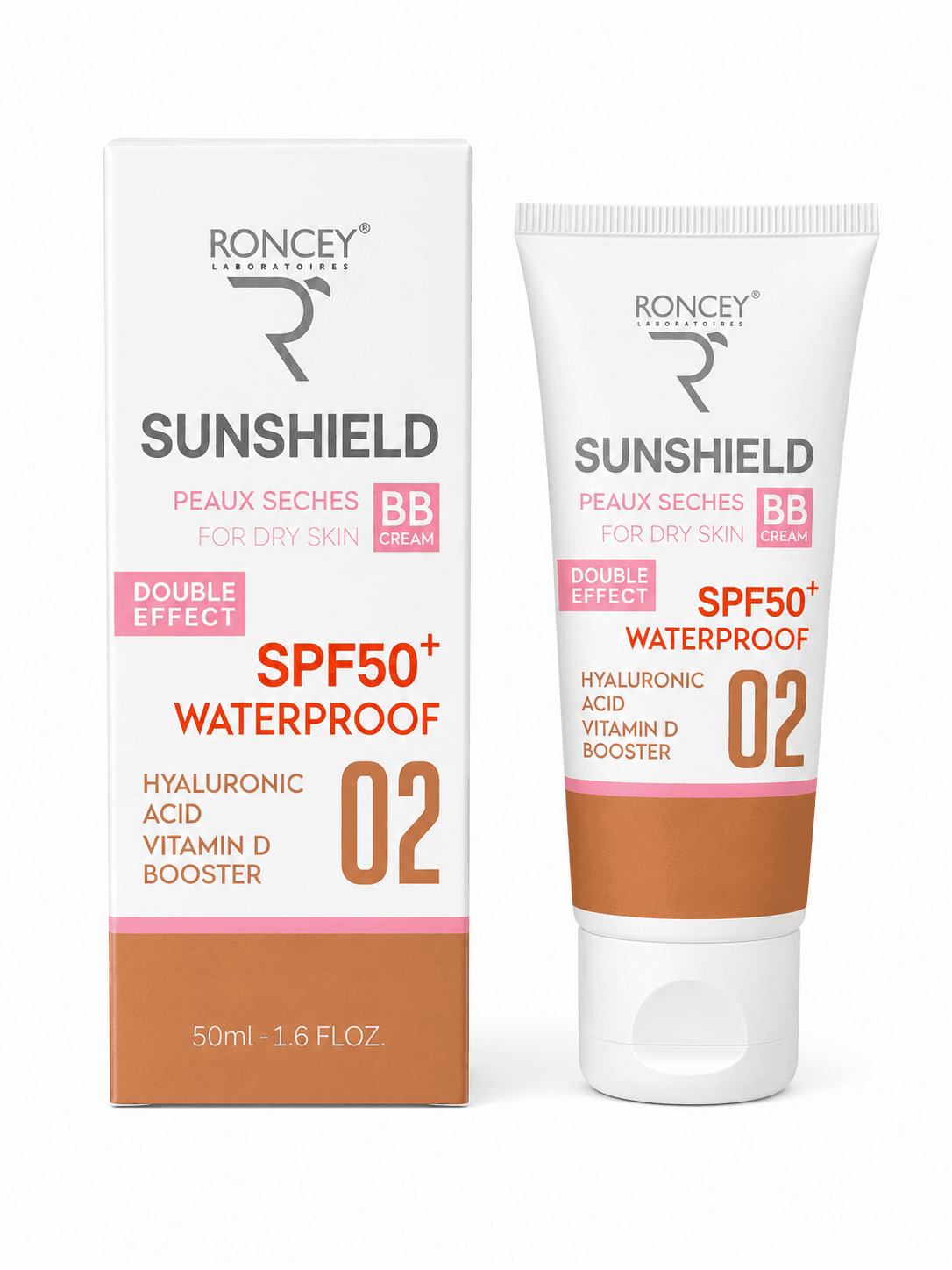 RONCEY ECRAN SUNSHIELD PS TEINTE 02 BB CR 50ML