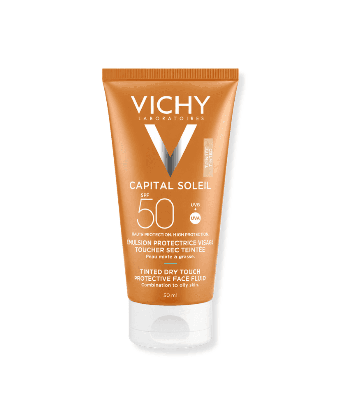 VICHY ECRAN SPF50+ EMULSION TOUCHER SEC TEINTEE 50ML 25787