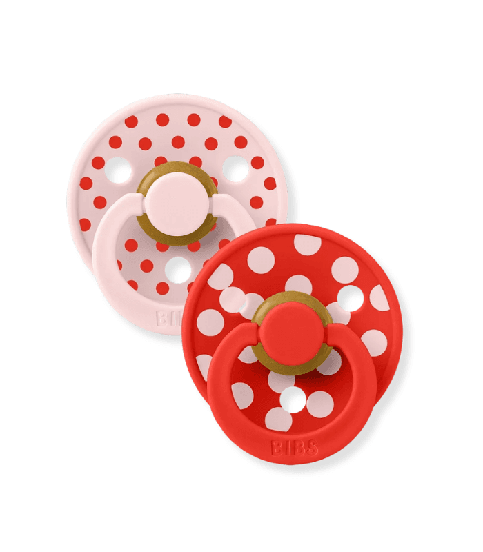 BIBS SUCETTE COUTURE.PACIF 1.AGE X2 /BLOSSOM-CANDY APPLE 31