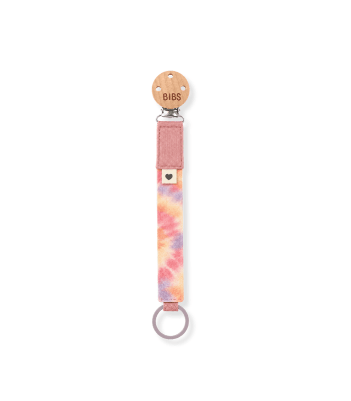 BIBS PACIFIER CLIP-ATTACHE SUC / DYE MORNING SUNSET