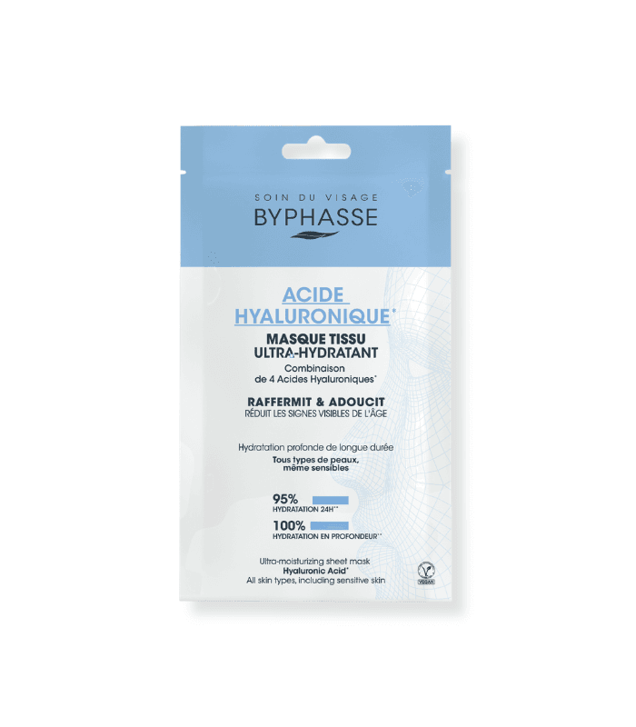 BYPHASSE MASQUE TISSU ULTRA HYDRAT ACIDE HYALURONIQUE 18ML