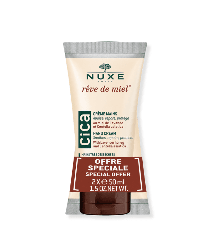 NUXE RÊVE DE MIEL CRÈME MAINS 2 × 50 ML – OFFRE SPÉCIALE