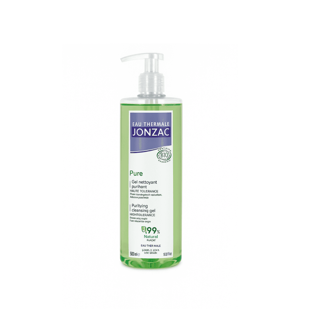 JONZAC GEL NETTOYANT PURE 500ML PEAUX A TENDANCE ACNEIQUE