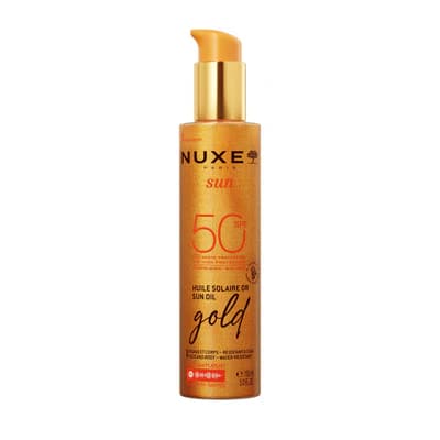 Nuxe sun , Huile Solaire Or Haute Protection SPF50 150ml