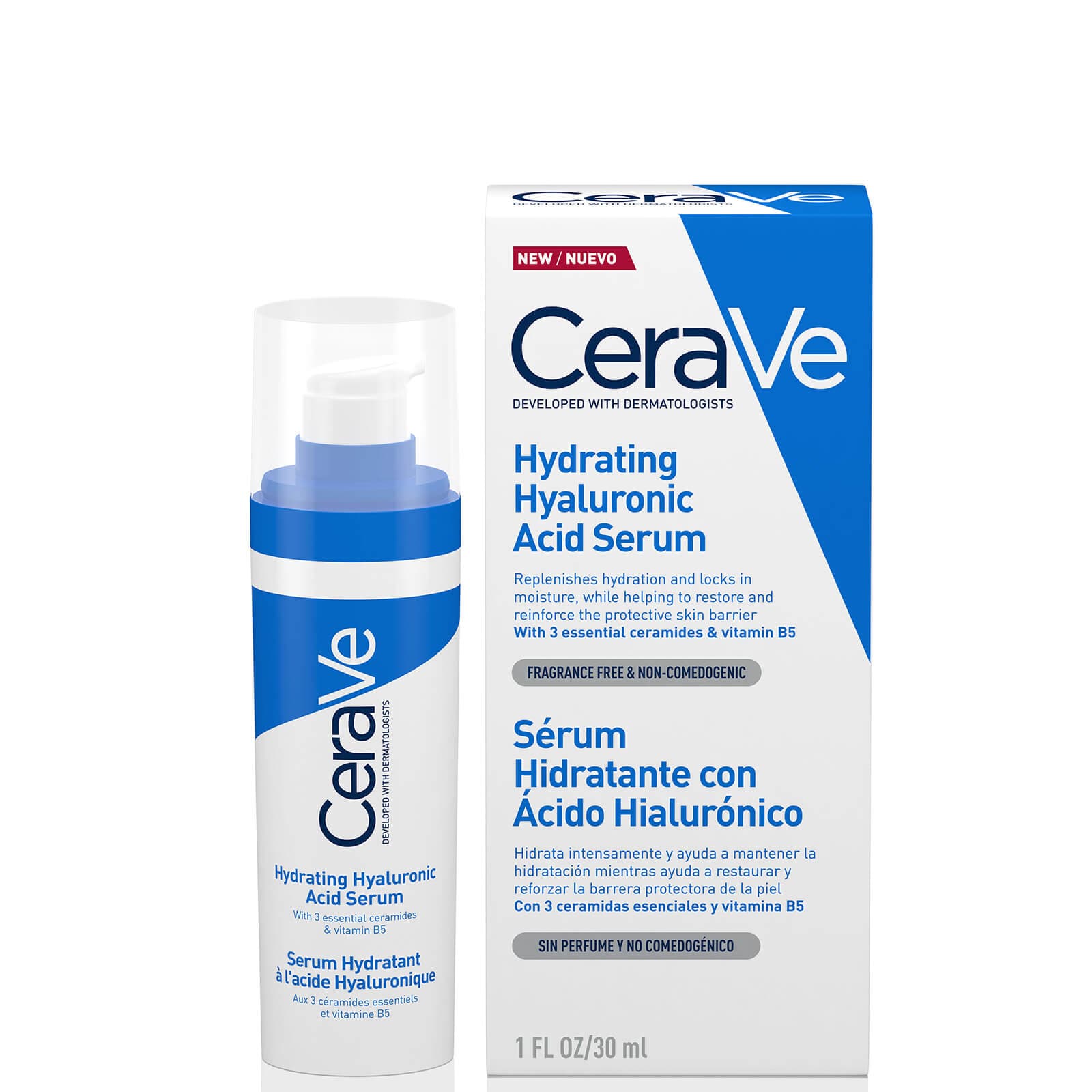 Sérum hydratant à l’acide hyaluronique CeraVe (30 ml)3337875814652
