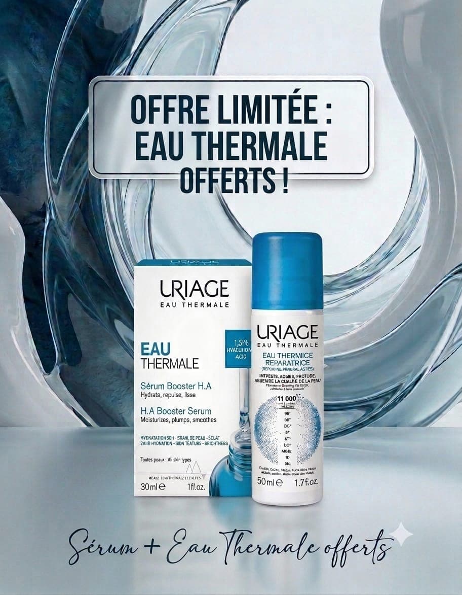 URIAGE EAU THERMALE SERUM BOOSTER H.A avec EAU THERMALE 50ML OFFERT