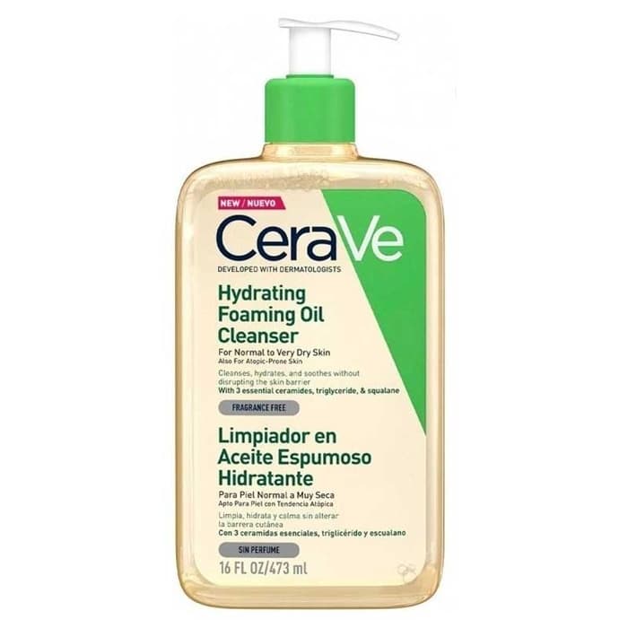 Huile nettoyante moussante hydratante – 473 ml