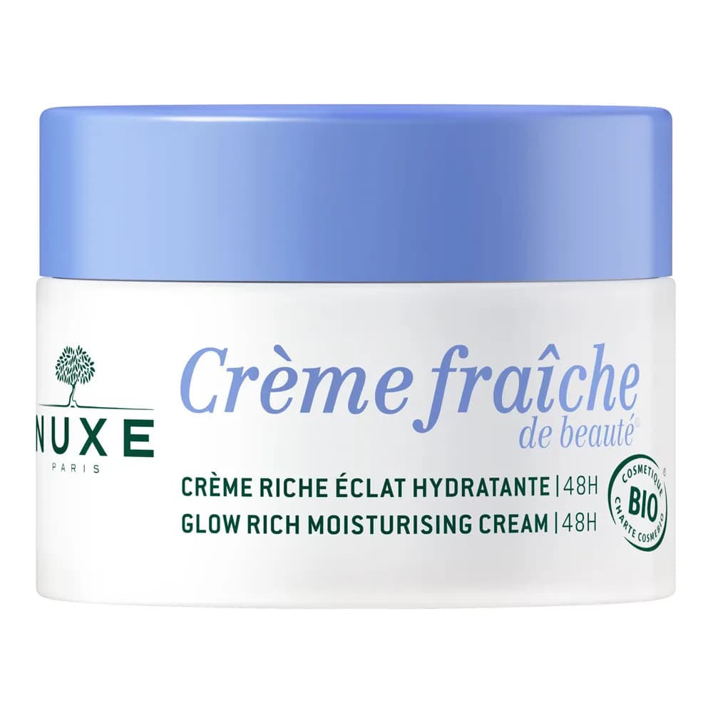 Nuxe Crème Fraîche De Beauté Crème Riche Hydratante Visage 48h Peaux Sèches 50 ml