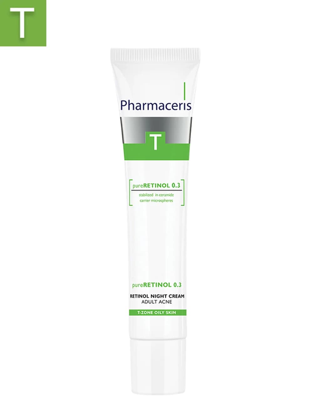 PHARMACERIS T CRÈME DE NUIT ANTI-ACNÉ AU RÉTINOL POUR ADULTES PURERETINOL 0,3 40 ML